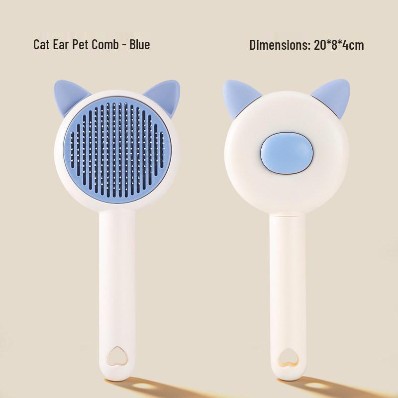 Haustierkamm für Katzen & Hunde - Dichte Zahnoberfläche für Bichon, Teddy und Flohentfernung