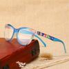 Power +1.0 +1.5 +2.0 To +4.0 Cat Eye Hyperopia Glasses Magnifie Retro Tea/Red/Blue Frame Prescription Eyeglasses For Elderly