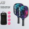 Professional Pickleball Set 2-Player Wood Paddle Racquets 4 Ball Pickleball Rackets Ball Sets Portable Bag