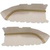 Center Console Cover Front Door Armrest Replacement Kit Fits for Pilot 2009-2015,Leather Cover Only (Beige)