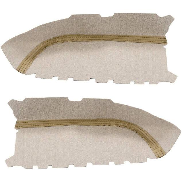Center Console Cover Front Door Armrest Replacement Kit Fits for Pilot 2009-2015,Leather Cover Only (Beige)