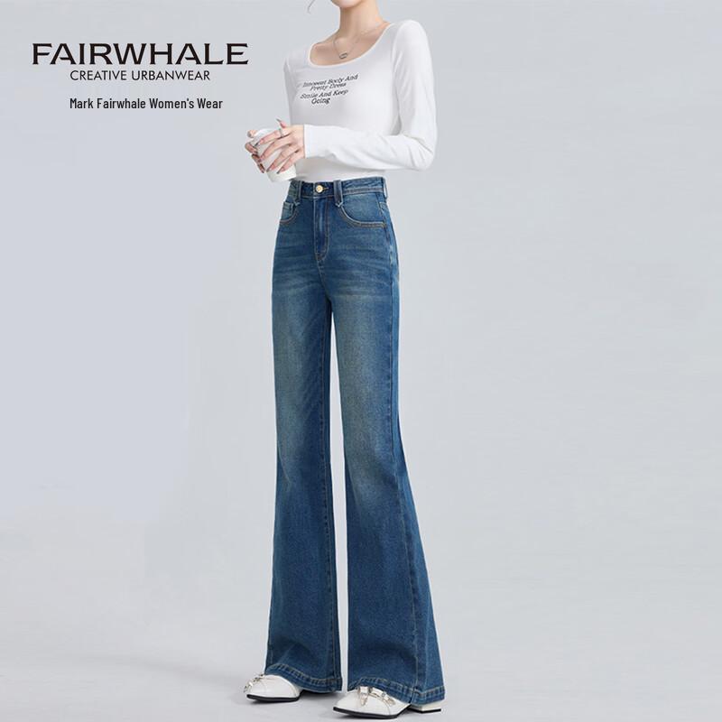 

Mark Fairwhale Women s High-Waist Stretchy Micro-Flare Jeans 29