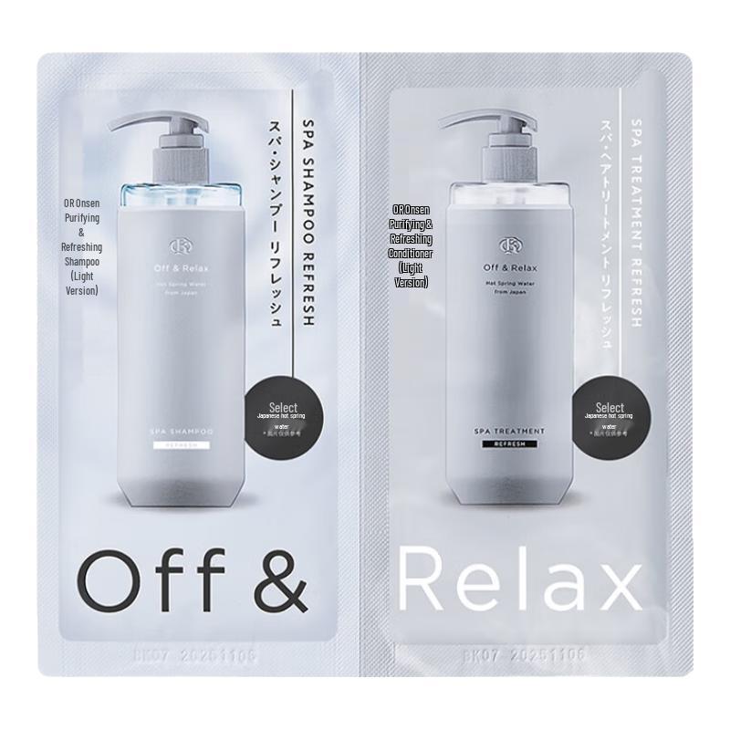 Off&Relax Volumizing & Refreshing Hair Care Trial Kit