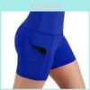Polyester Yoga Leggings With Side Phone Pocket For Active Women