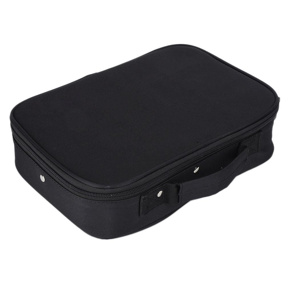 Portable Multi Functional Barber Hairdressing Scissors Bag Hair Styling Tool Case(Black )