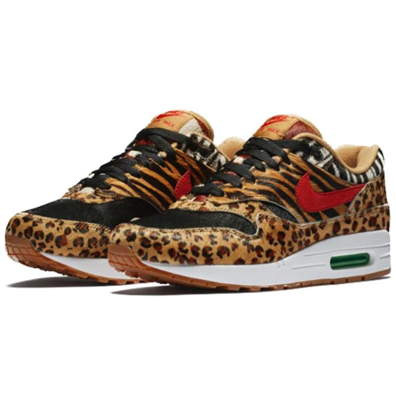 Nike Air Max 1 Atmos Animal Pack 2.0 All Black Box 2018 Sneakers Casual Shoes AQ0928-700