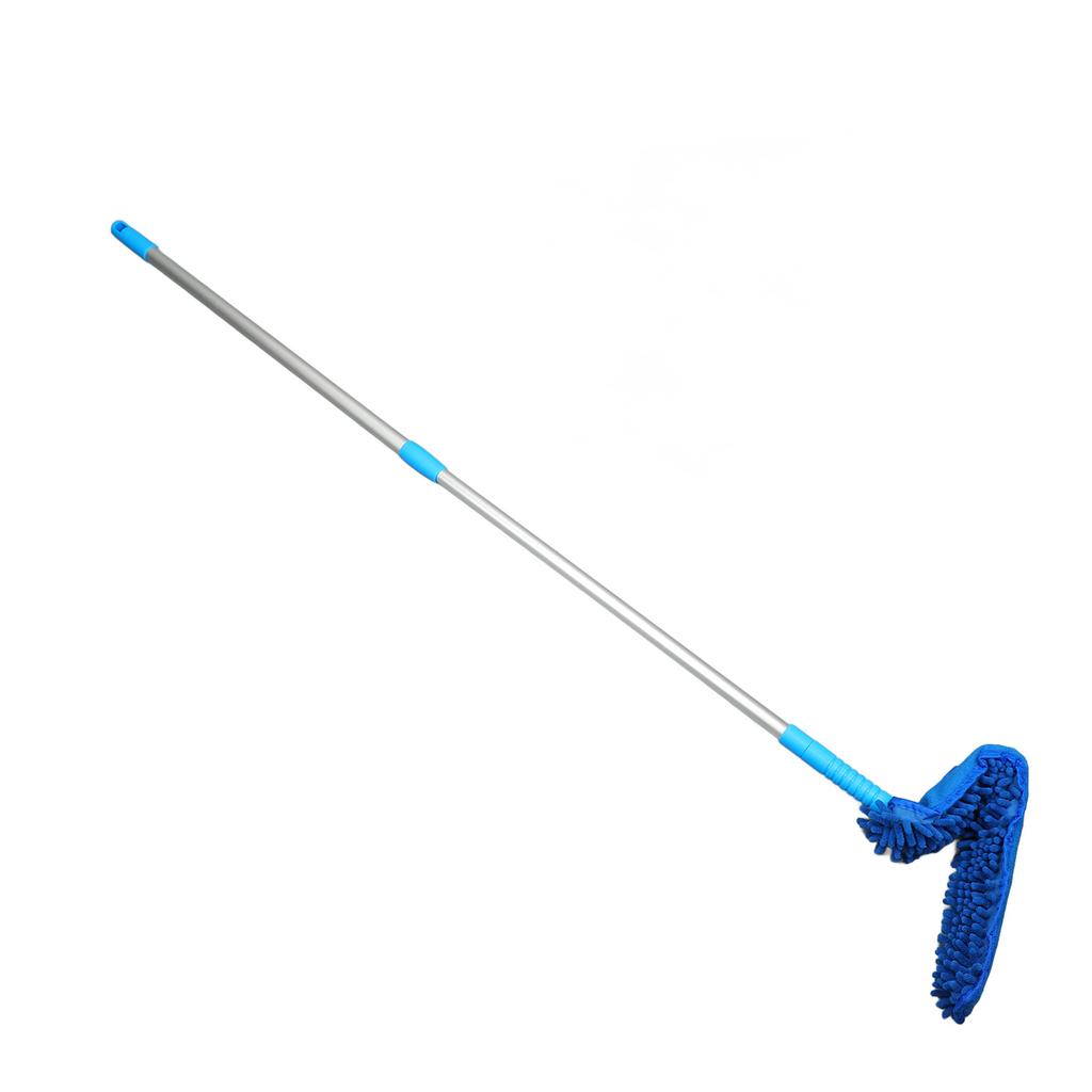 Ceiling Fan Duster Reusable Blade Cleaner Chenille Microfiber Head Cleaning Tool with 56in Extendable Long Handle