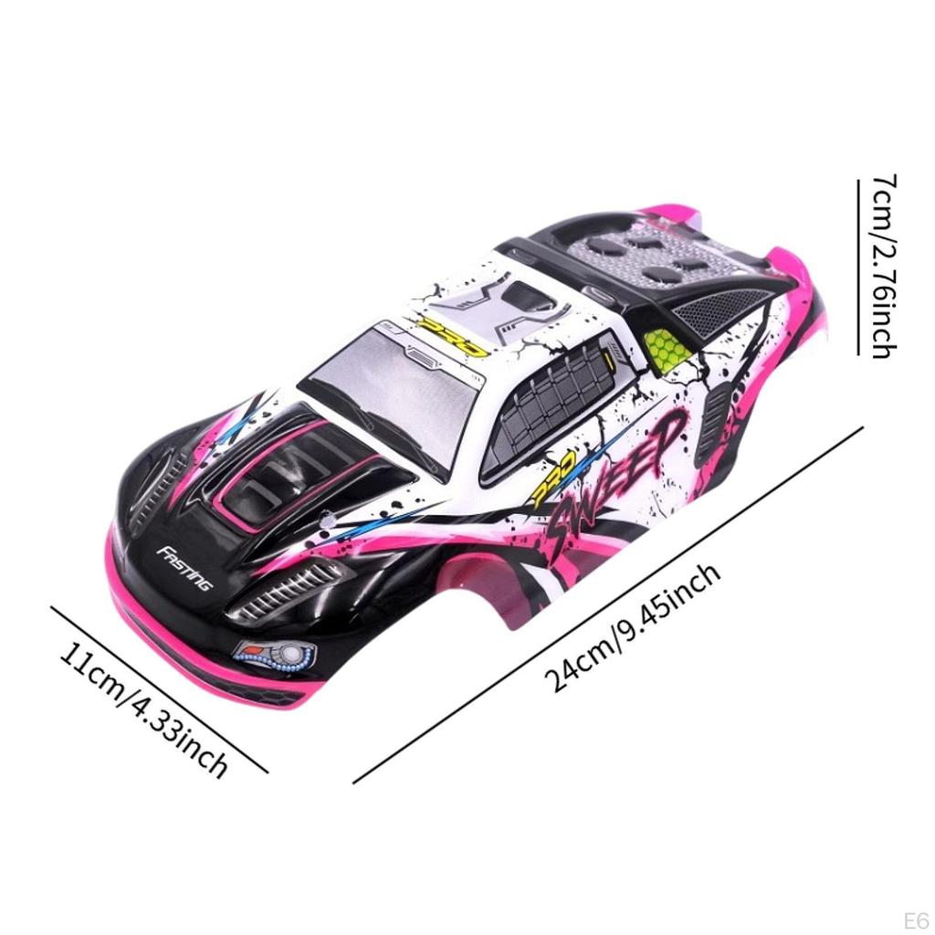 1/16 RC Car Body Shell Accessory,Remote Control Toy, Hobbies Model Vehicle,Sturdy Replaces Parts for