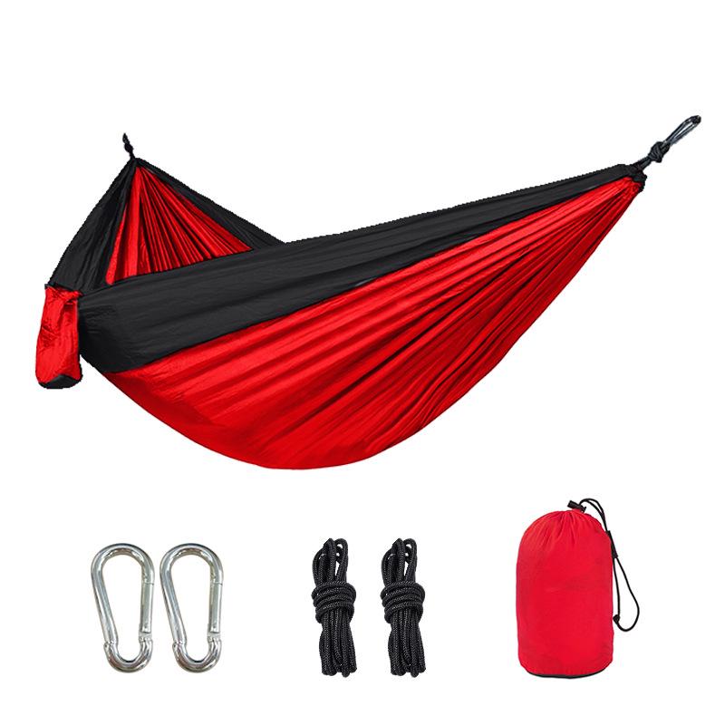 Ultralight Anti-rollover Double Camping Hammock: Strong, Portable Parachute Cloth for Outdoor Adventures