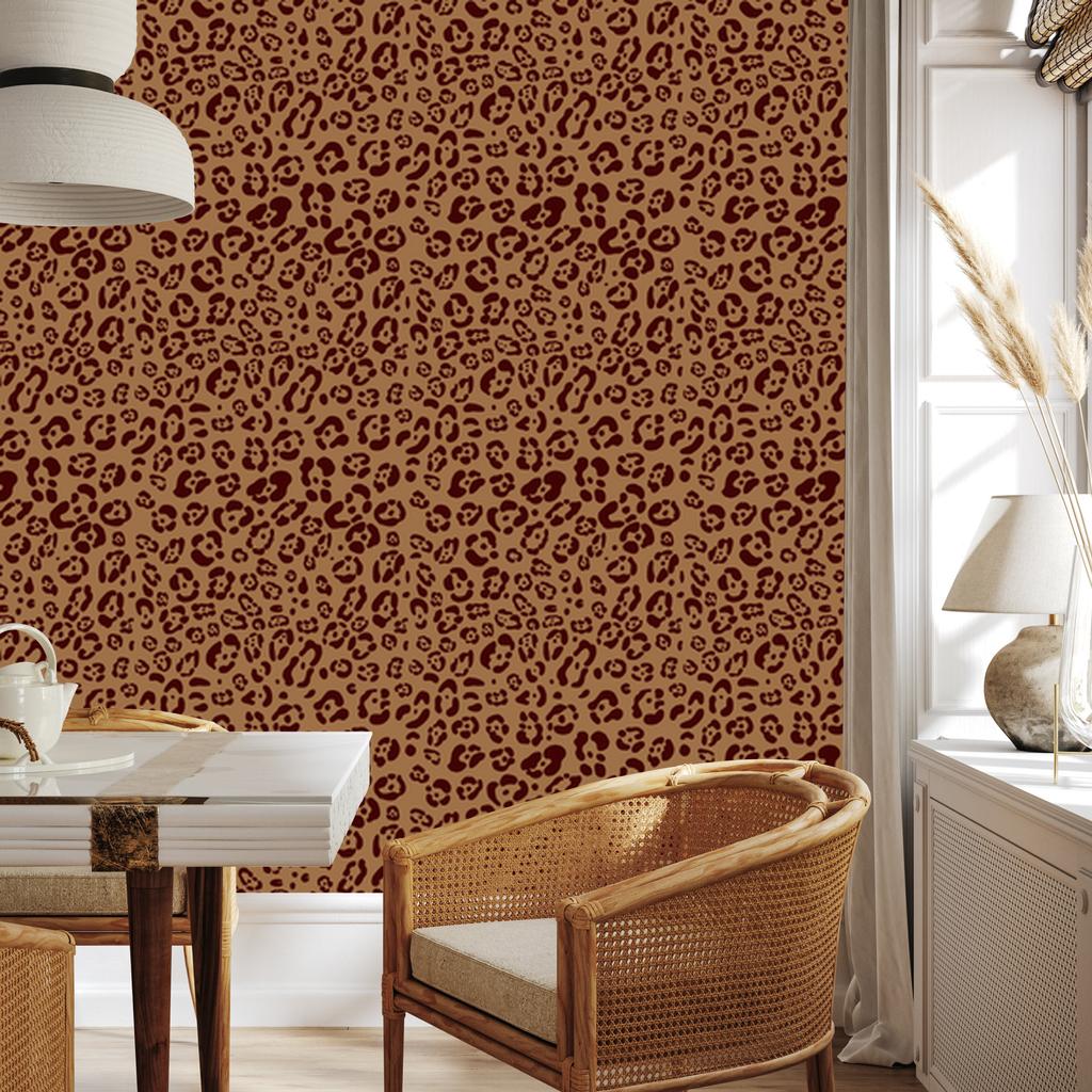 Red Velvet Leather Orange and Rust Wallpaper 50x1000