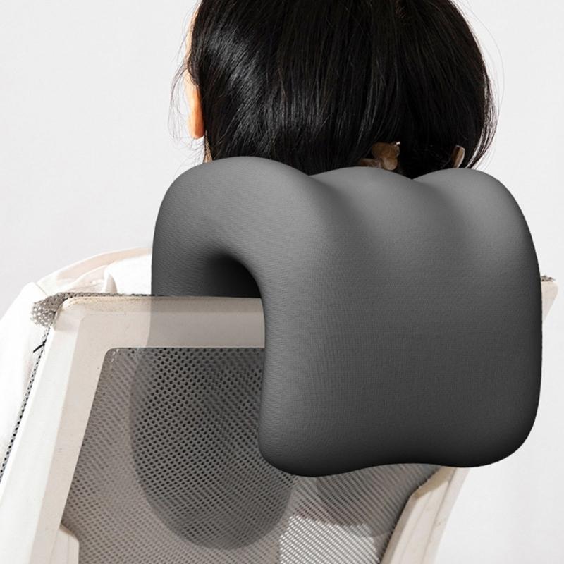 Postures Correcting Headrest for Computer Chairs Ergonomic Memory Foam Office Chair Neck Support Pillow for Napping