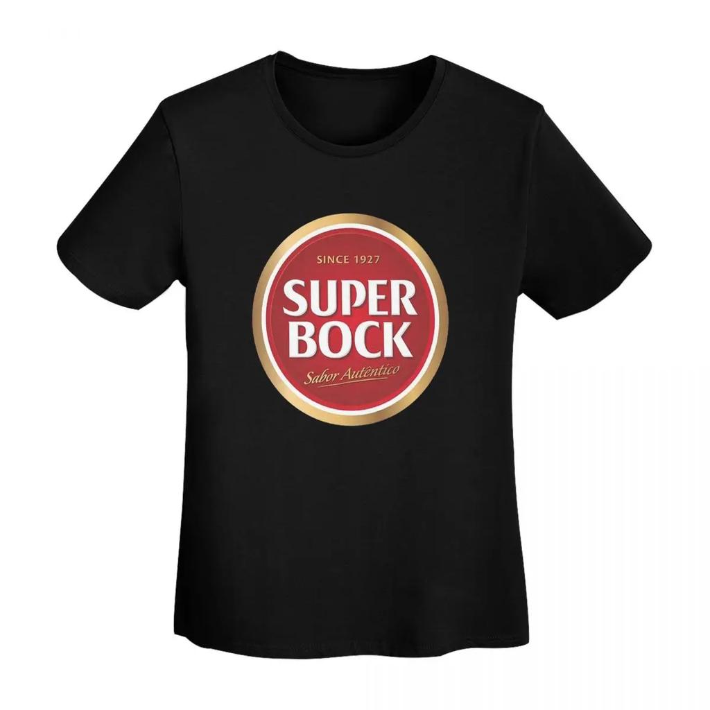 Super Bock Since 1927 TShirt Women Short Sleeve T Shirts Round Neck Streetwear Cotton Summer Tees Streetwear
