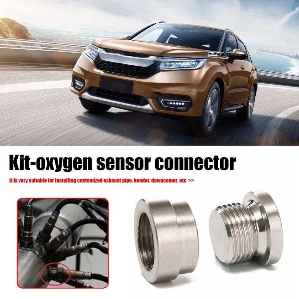 Stainless Steel O2 Sensor Plug M18 Thread Lambda Sensor Nut Oxygen Mounting Bungs  Exhaust System
