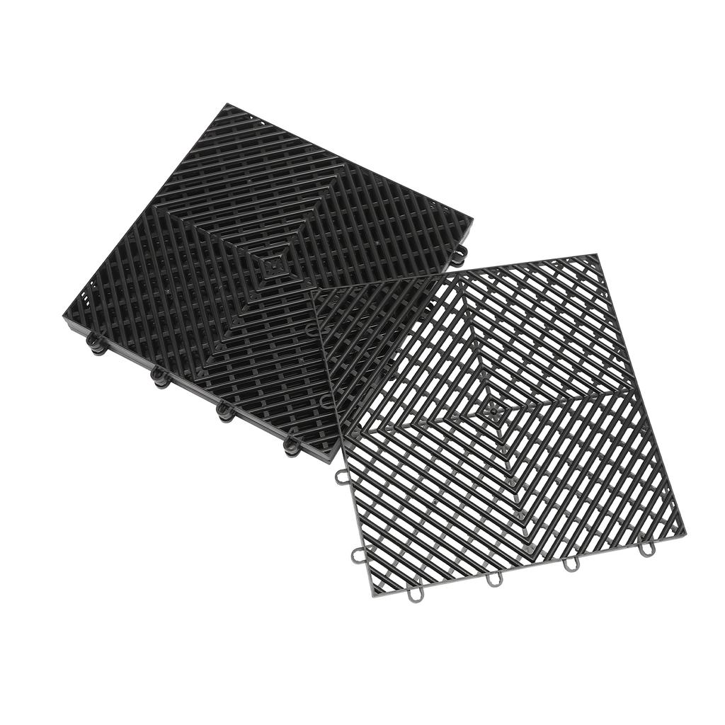 Tiles Interlocking, Drainage Tiles,Non-Slip Deck Tiles Outdoor Floor Tiles, Outdoor Interlocking Tiles for Pool Deck 55 PCS