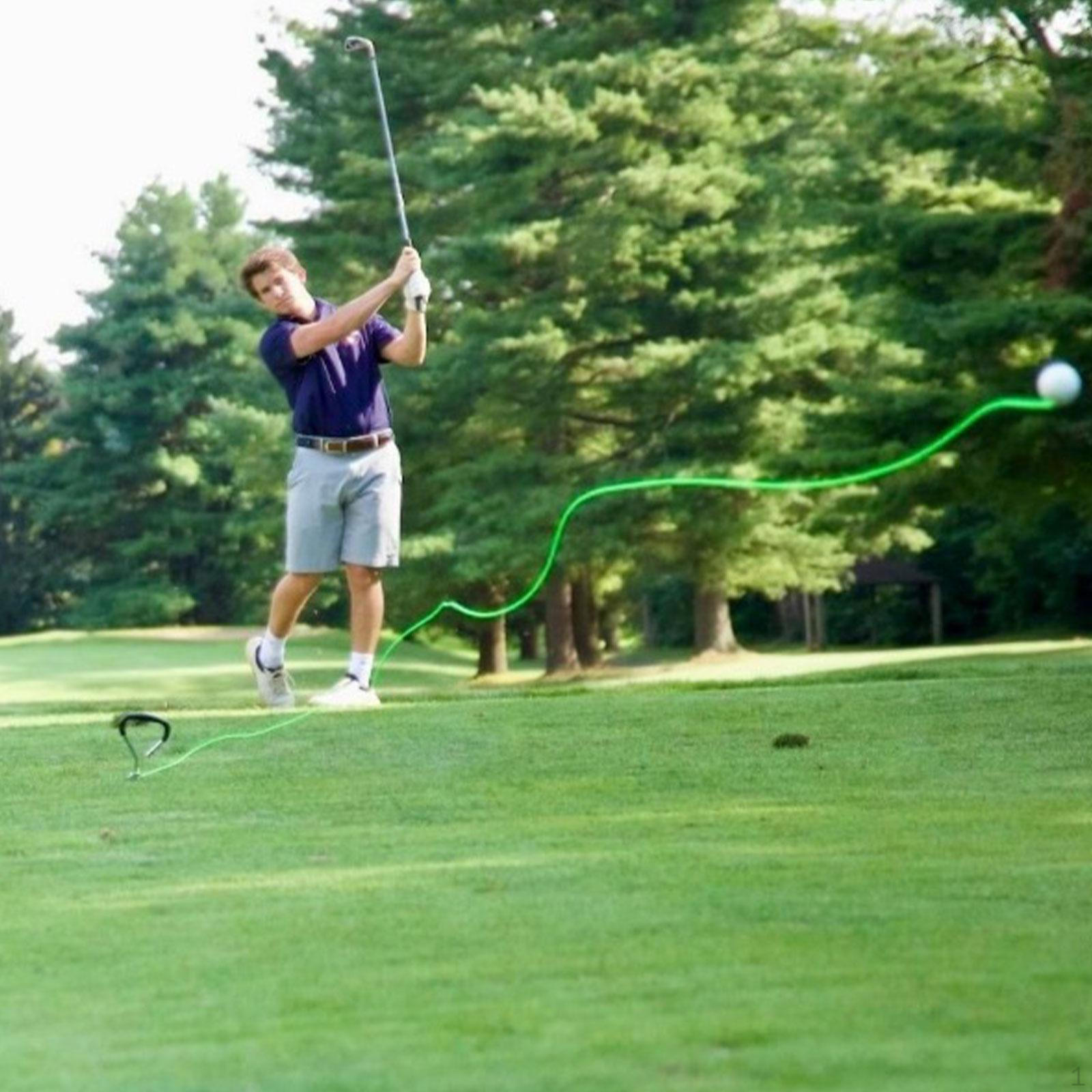 

Golf Swing Tool Practice Training Fitness System Power Rhythm Aid with Ropes and Balls