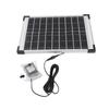 10W Solar Fountain Pump with Large Solar Panel 3 Nozzles Max. Water Height 100cm for Bird Bath Fish Tank Small Pond