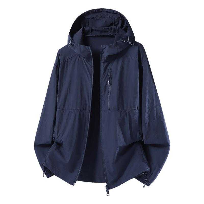 1011 Ice Silk Couple Sunscreen Clothing Summer UV Protection Skin Clothing Sunscreen Clothing Jacket Breathable Outdoor New