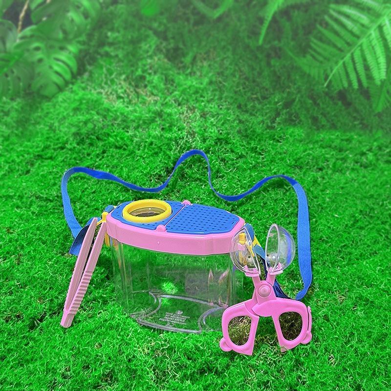 Kids' Outdoor Adventure Insect Observation Kit with Magnifying Glass, Butterfly Net, and Exploration Tools