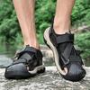 Summer Mens Large Size Genuine Leather Men Sandals Men Beach Sandals Outdoor Sandals for Men