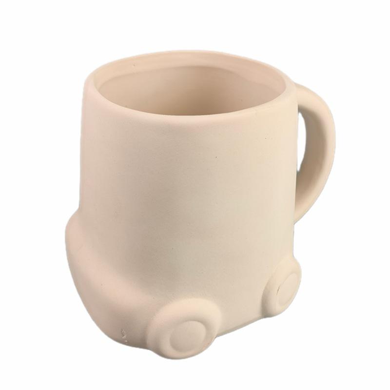 Kendin Yap Boyama Kupası Kupa Boyama Seramik Sanatı Seramik Bar Sır Altı Rengi Düz Sinterleme Kütüğü Yüksek Beyaz Kil Orta Sıcaklık Yaratıcı Boyama Kupası