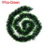 3/1 Stück Weihnachtsbaum-Band-Anstecker Weihnachtsbaumschmuck Hausparty Weihnachts-Girlande Deko Baumschmuck Grüner Stock Lametta Partyzubehör