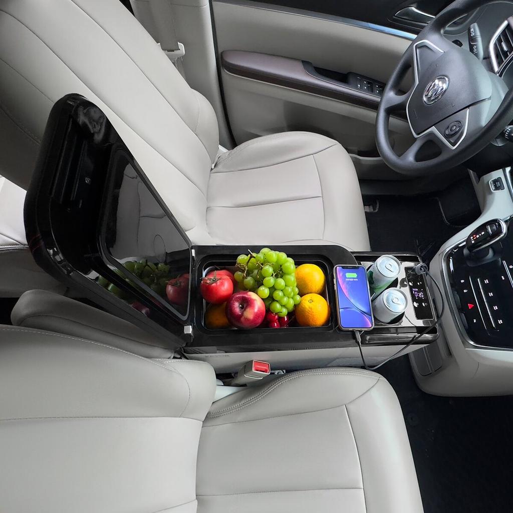 Portable Car Refrigerator Freezer Compressor 15 L Single Zone for Car Home