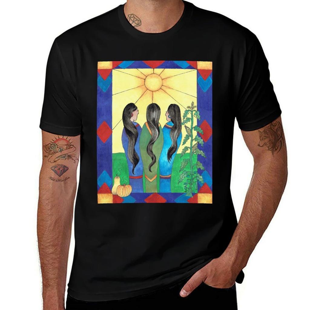 Three Sisters IV TShirt Basic Daily Outfit Short Sleeve Tee