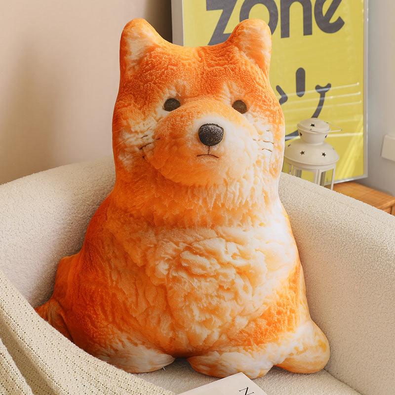 Creative Muscle Dog Throw Pillow Plush Toy Doll Home Sofa Pillow Cushion Girl Soothing Doll