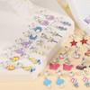 Pairs of 20 Animal Star Plant Shape Clip on Earrings Colorful Non-pierced Earring Party Favor Princess-Jewelry Ornament