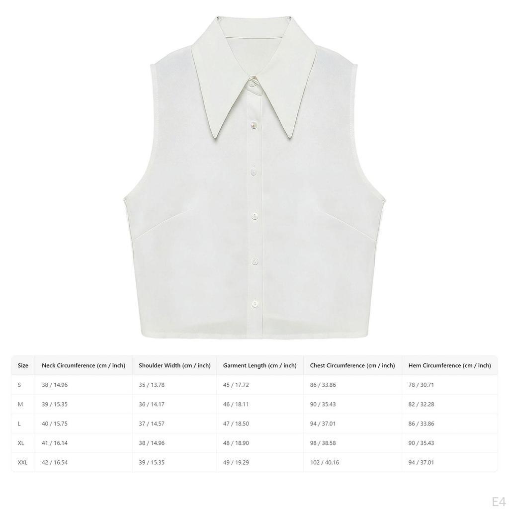 Decorative Faux False Collars, Shirt Top Blouse for Women Girls Dress