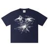 Punk Lyrisch Print T-Shirts Oversized Hip Hop Herren Streetwear Kleidung Harajuku Gothic Sommer Oberteile Kurzarm Baumwoll T-Shirts Y2K