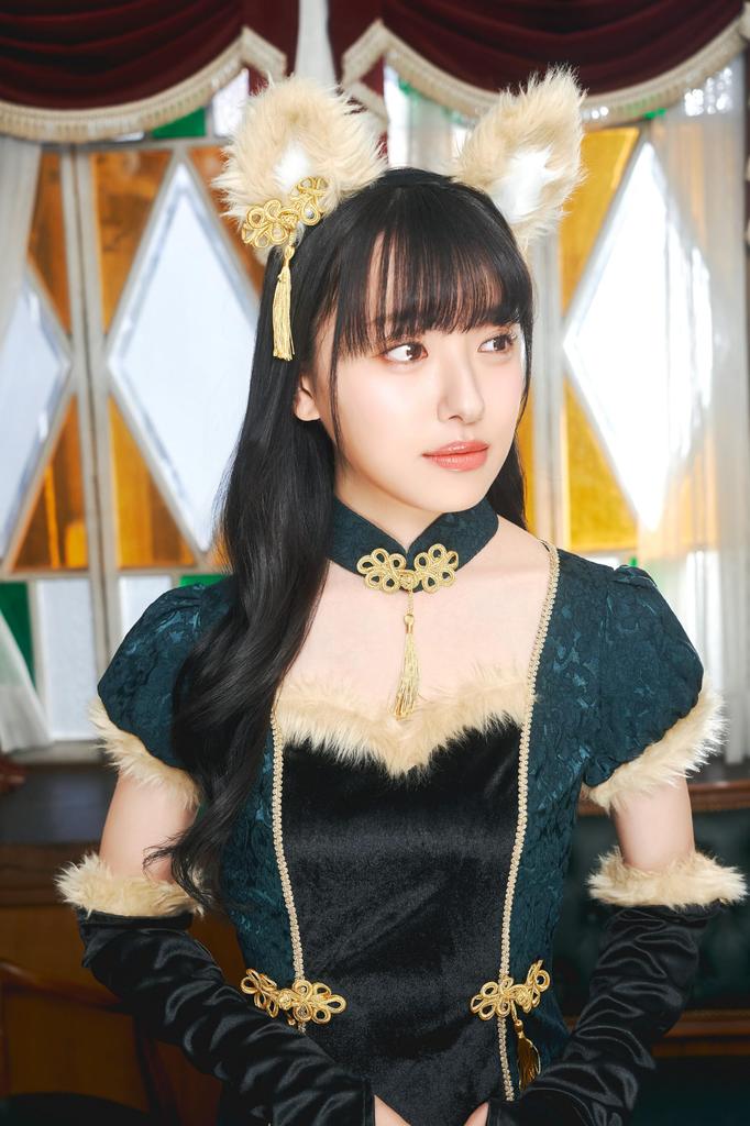 Chinoipone Cosplay Halloween Fox Green [Průhledný kámen] Dámské