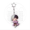 Dr. Stone Acrylic Keychain Kawaii Student Senku Ishigami Exquisite Senku Ishigami Gen Asagiri Keyring Bag Pendant Birthday Gift