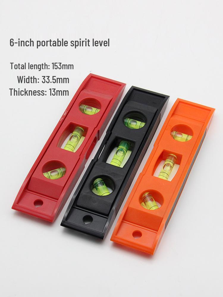 Compact 6/9-Inch Magnetic Multi-Angle Level Ruler