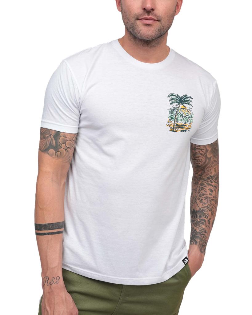 INTO THE AM Men's Graphic Tees S - 4XL Cool Lightweight Fitted Printed Design T-Shirts Nature O-Neck Short Sleeves  50989