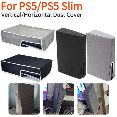 Pro PS5 Slim Vertikální/Horizontální Prachový Kryt Ochrana Proti Poškrábání Voděodolný Prachotěsný Kryt Pouzdro pro Playstation 5 Slim/PS5