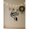 Iron Wall Art Decor Metal Sculpture Holiday Gift for Home Garden Christmas Easter