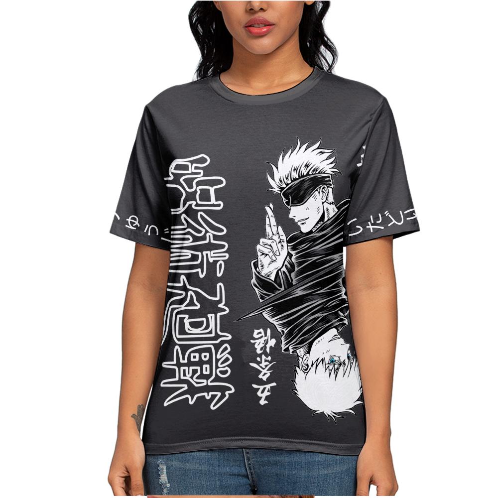 Jujutsu Kaisen Anime Tshirt Hip Hop Men Women Cartoon Print Top Tees Harajuku Tshirts Fashion Summer T-shirt
