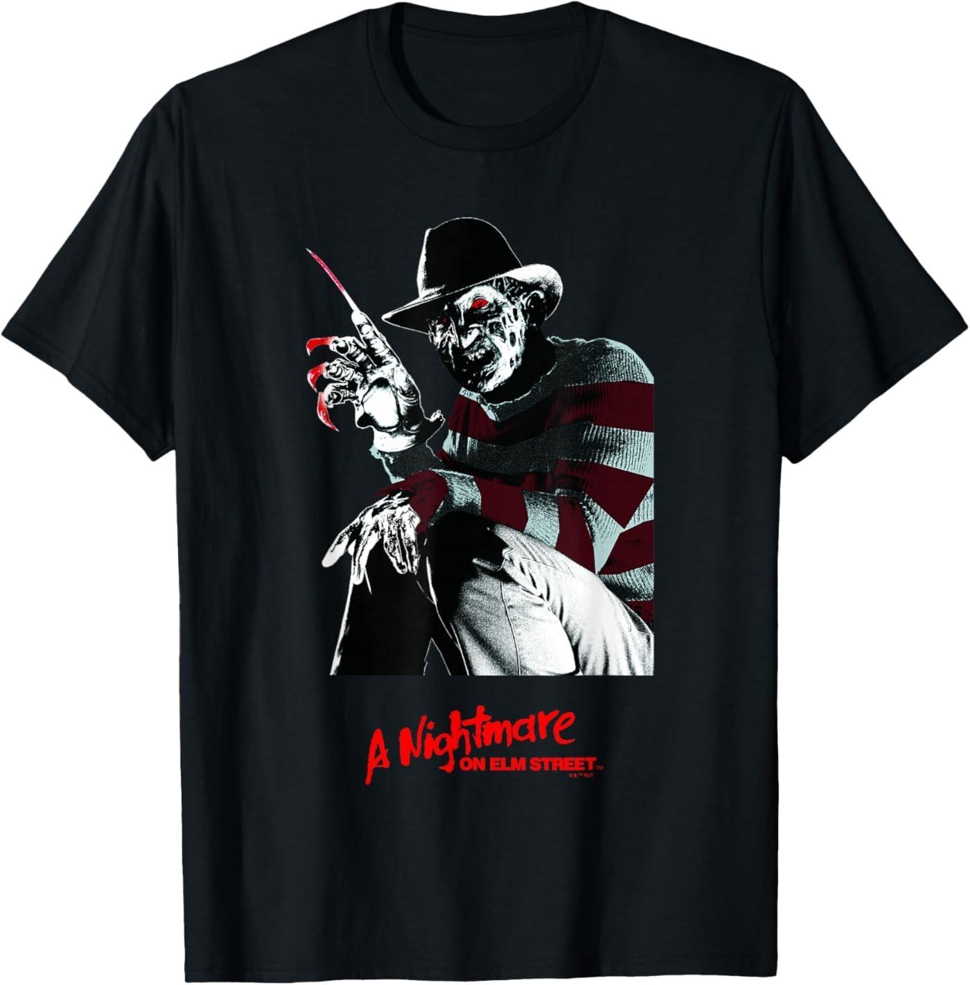 A Nightmare On Elm Street Halloween Creepy Freddy Krueger T-Shirt S разноцветный
