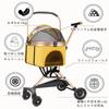 JZOOOZ Pet Detachable Dog Stroller Swivel Front Easy Easy Large High Load Suitable for Cats and Dogs to Medium Convenient for and Shopping Stroller,