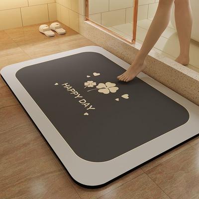 Light Luxury Simple Diatom Mud Floor Mat Toilet Bathroom Water Absorption Quick Drying Floor Mat Household Non-Slip Easy To Take Care Of Floor Mat
