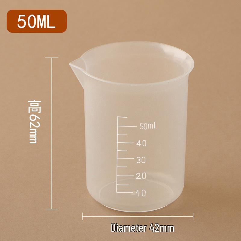 Thickened Plastic Graduated Measuring Cup for Kitchen and Lab Use