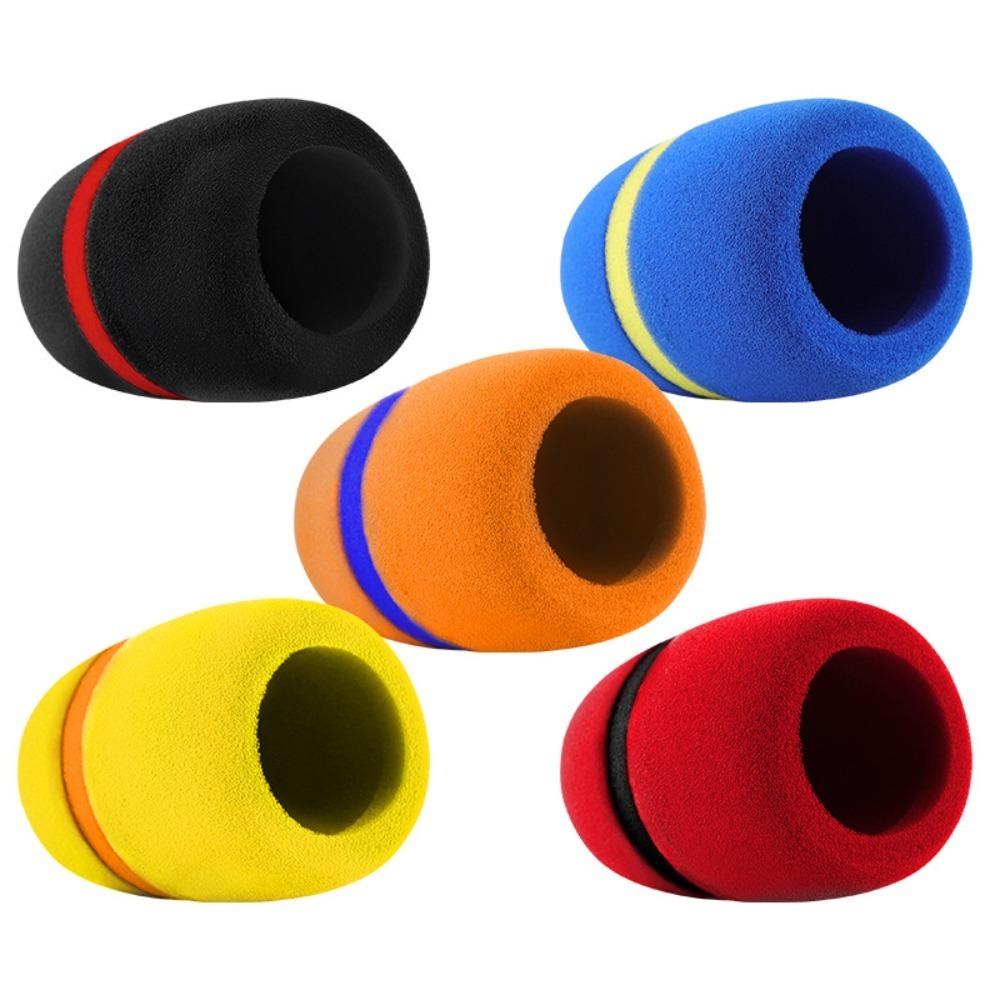 5PCS High Density Sponge Microphone Windscreen Multi-Color Handheld Microphone Cover For KTV