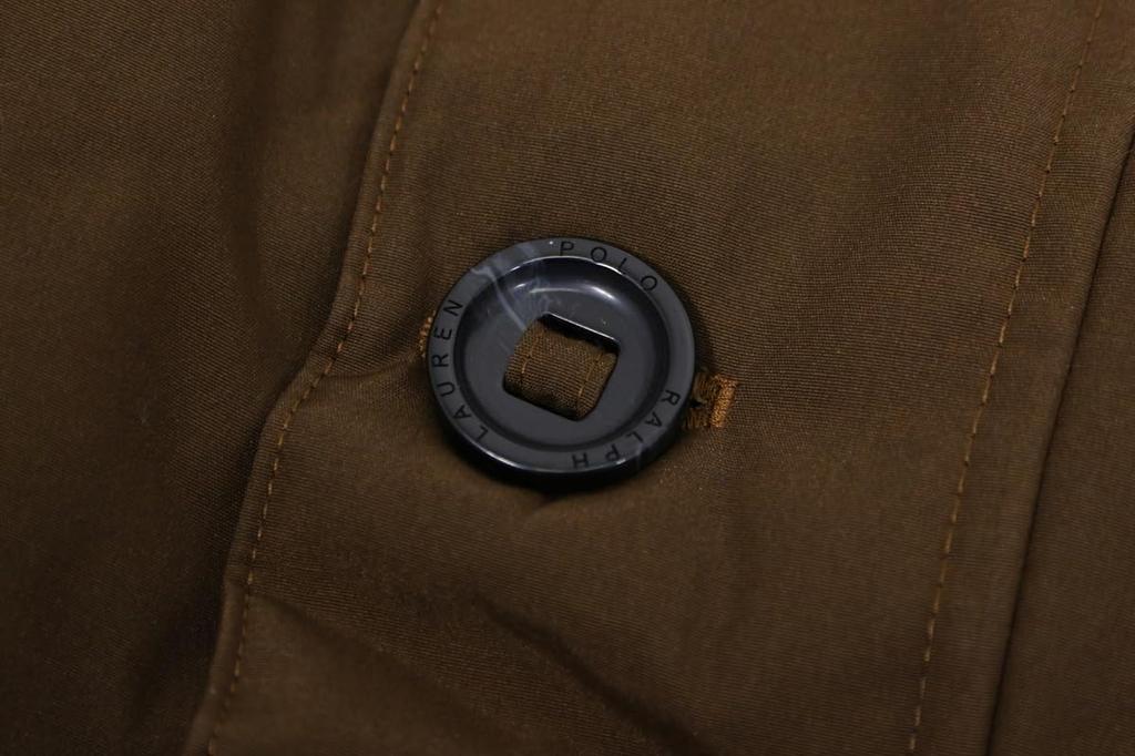 Polo Ralph Lauren Performance Down Jacket with Fur Size NUTMEGBRW Men's Hood, M, 01010105, [Used]