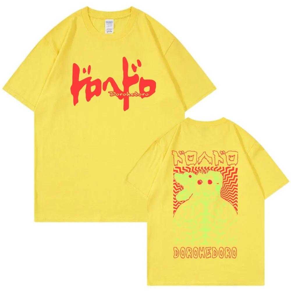Anime Dorohedoro Kaiman T Shirt Gothic Manga Graphic Print T Shirts Men's Fashion Casual Cotton Oversized T-shirt Streetwear