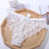 Lingerie Sexy Underpants Lace Flowers Hollow Bow Panties Women's Underwear G String Thong