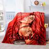 Customizable K-KAROL-G flannel blankets, perfect for autumn warmth, suitable for children and adults, and stylish K-POP shawls