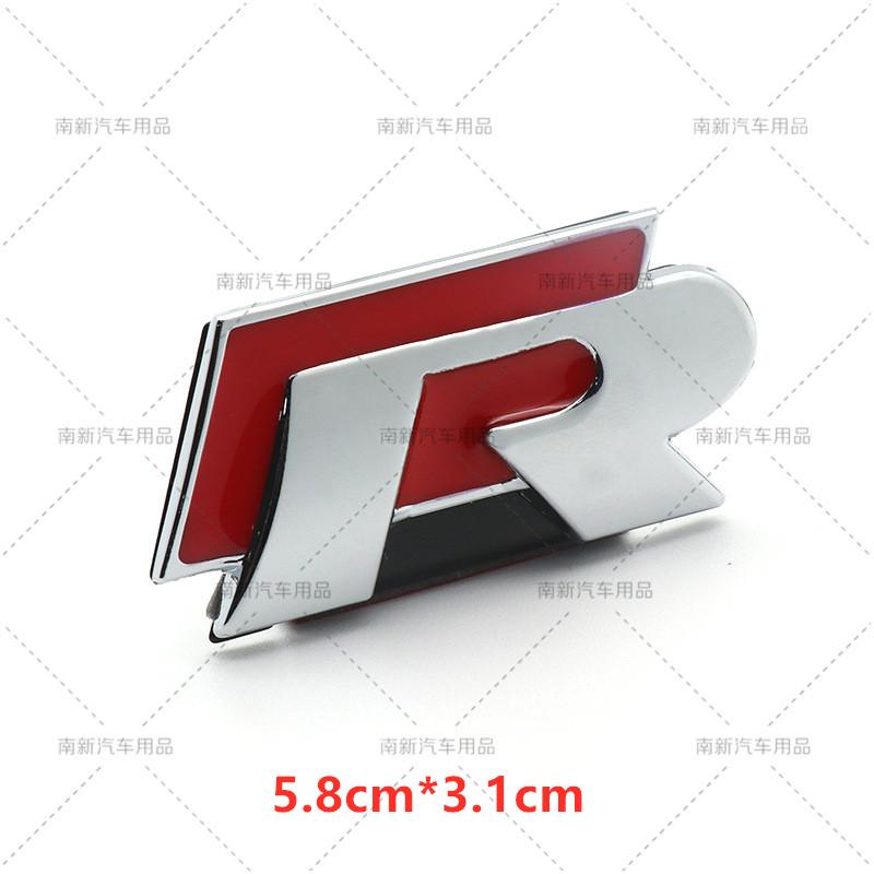 hsvrd1 2026 Hot For VOLKSWAGEN VW 3D Metal R Rline Emblem R line Badge Body Sticker For Volkswagen Golf Tiguan Touareg Polo GTI CC Pass