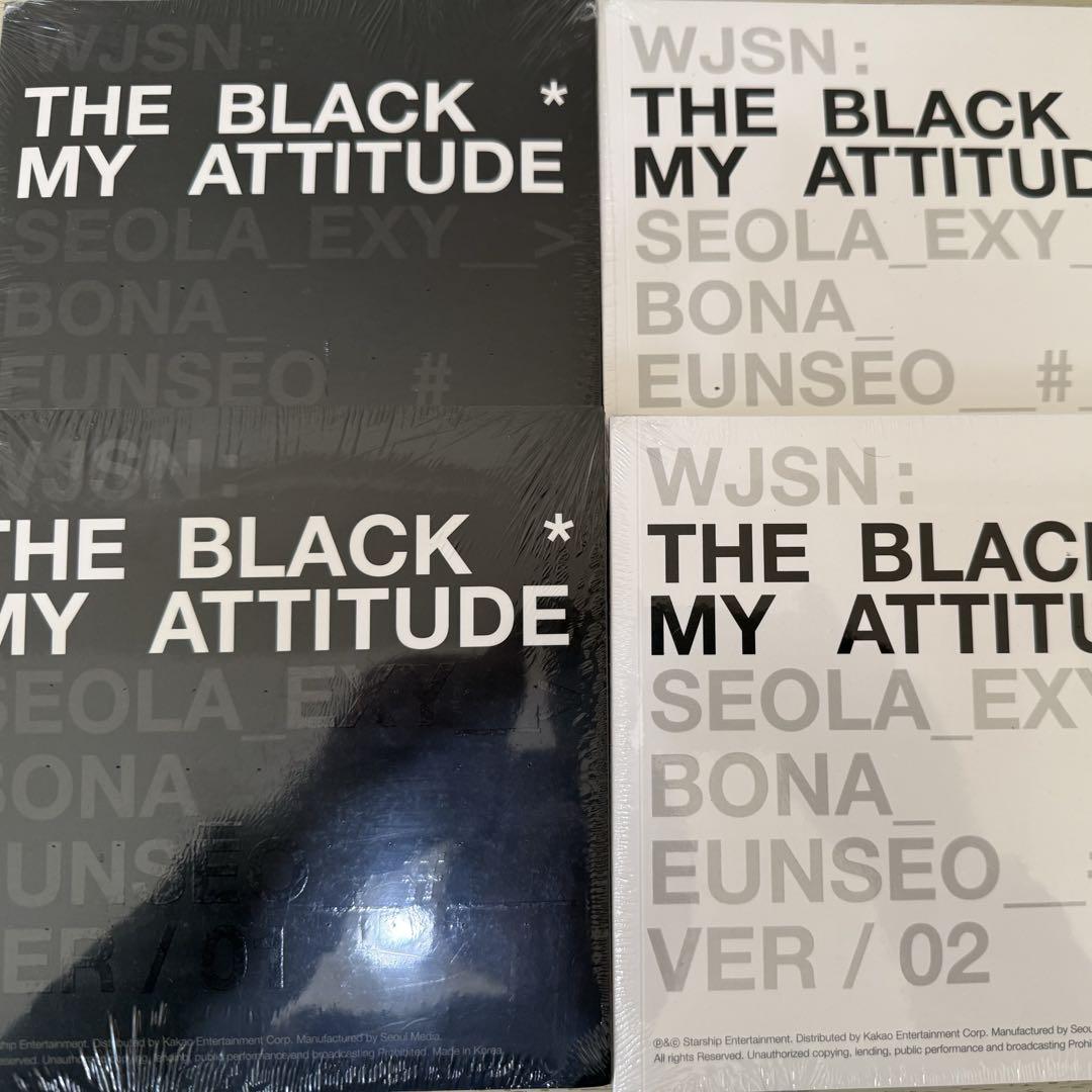 

[USED] WJSN THE BLACK MY ATTITUDE black, white set x 2