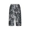Lockere Kniebundshorts mit Blumenmuster und Seitentaschen für Damen Leichte lässige Sommerkleidung